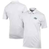 Polo classique jacquard blanc Georgia Tech Yellow Jackets pour homme