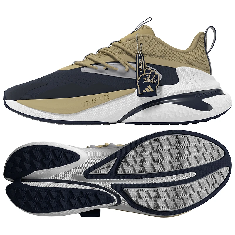Unisex adidas Navy/Gold Georgia Tech Yellow Jackets AlphaBoost V2 Shoes