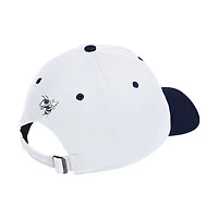 Unisex adidas White/Navy Georgia Tech Yellow Jackets Seasonal Baseball Slouch Adjustable Hat