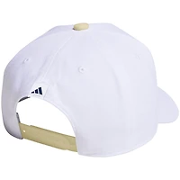 Unisex adidas  White Georgia Tech Yellow Jackets Locker Room A-Frame Adjustable Hat