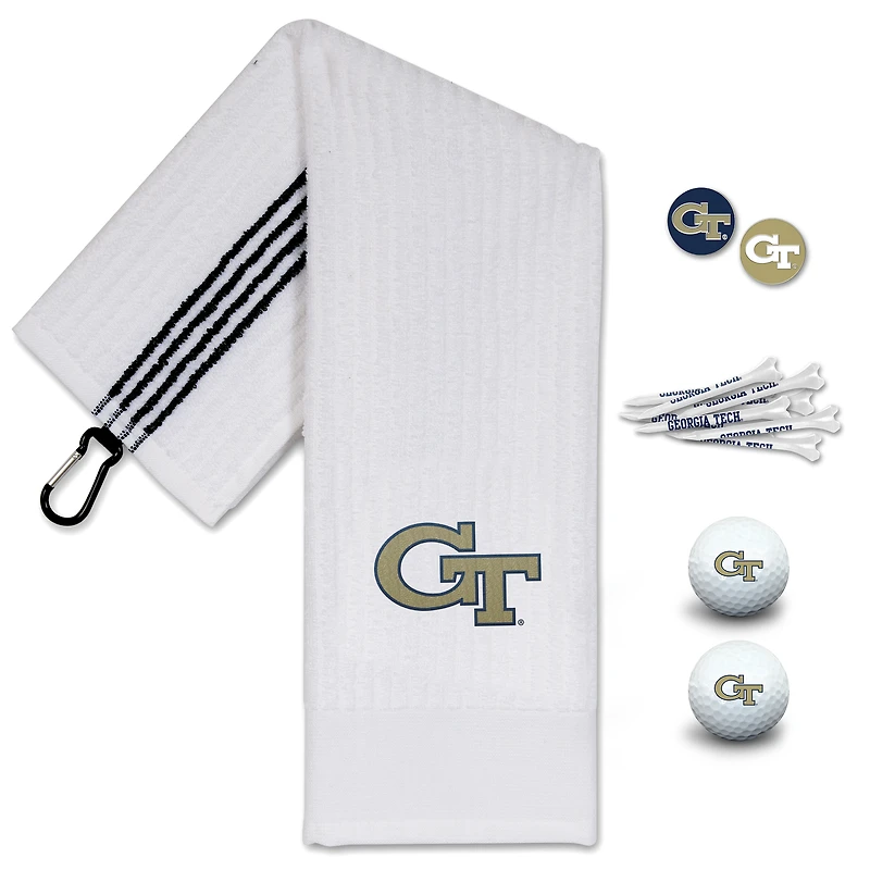 Coffret cadeau de golf WinCraft Georgia Tech Yellow Jackets