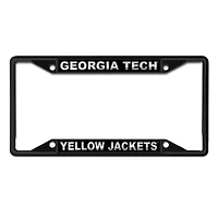 Cadre de plaque d'immatriculation en métal recouvert de couleur WinCraft Georgia Tech Yellow Jackets S/S