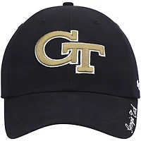 Women's '47 Navy Georgia Tech Yellow Jackets Miata Clean Up Logo Adjustable Hat