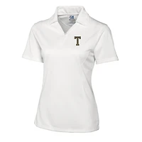 Polo texturé uni blanc Georgia Tech Yellow Jackets CB DryTec Genre pour femme Cutter & Buck