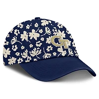 Chapeau ajustable Fanatics Navy Georgia Tech Yellow Jackets Blossom pour femme