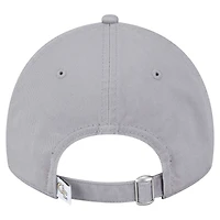 Women's New Era  Gray Georgia Tech Yellow Jackets Logo 9TWENTY Adjustable Hat