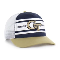 Youth '47 Navy/Gold Georgia Tech Yellow Jackets Super Stripe Hitch Adjustable Trucker Hat