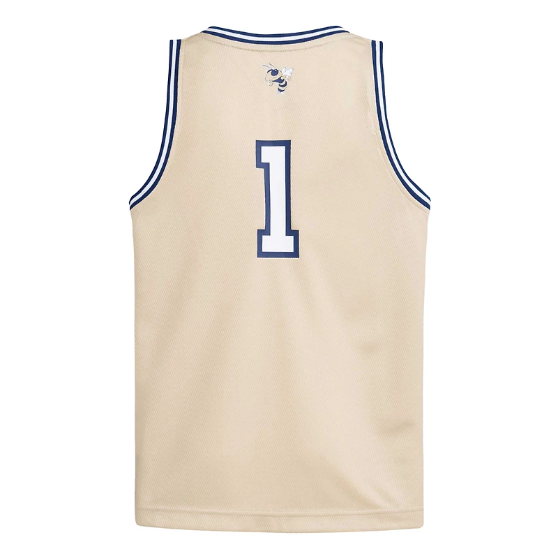 Maillot Swingman des Yellow Jackets de Georgia Tech adidas #1 Gold pour jeunes