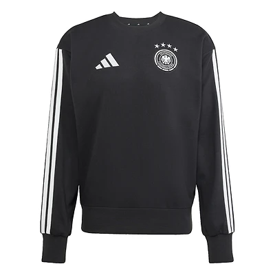 Sweat-shirt adidas Alphaskin noir de l'équipe nationale d'Allemagne