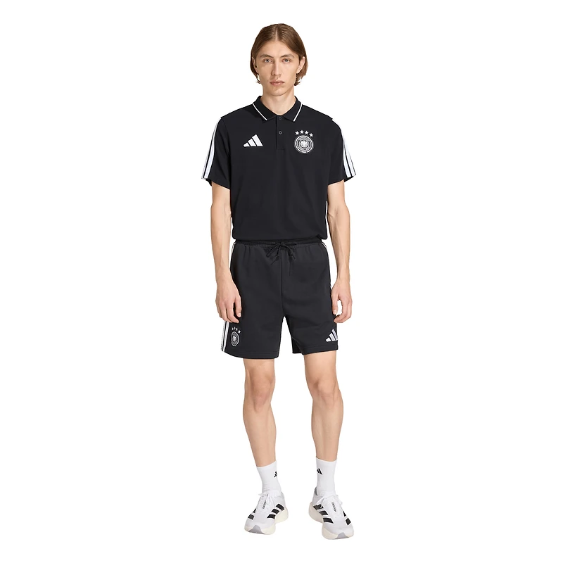 polo adidas noir de l'équipe nationale d'Allemagne Alphaskin