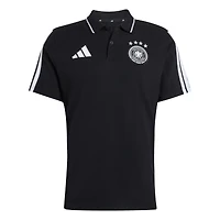 polo adidas noir de l'équipe nationale d'Allemagne Alphaskin