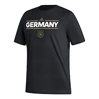 T-shirt Dassler de l'équipe nationale d'Allemagne adidas noir pour hommes