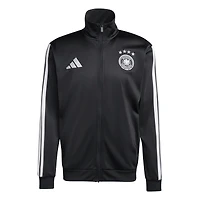 Veste de survêtement zippée adidas Alphaskin noire pour homme, équipe nationale d'Allemagne, FIFA x Coupe du Monde