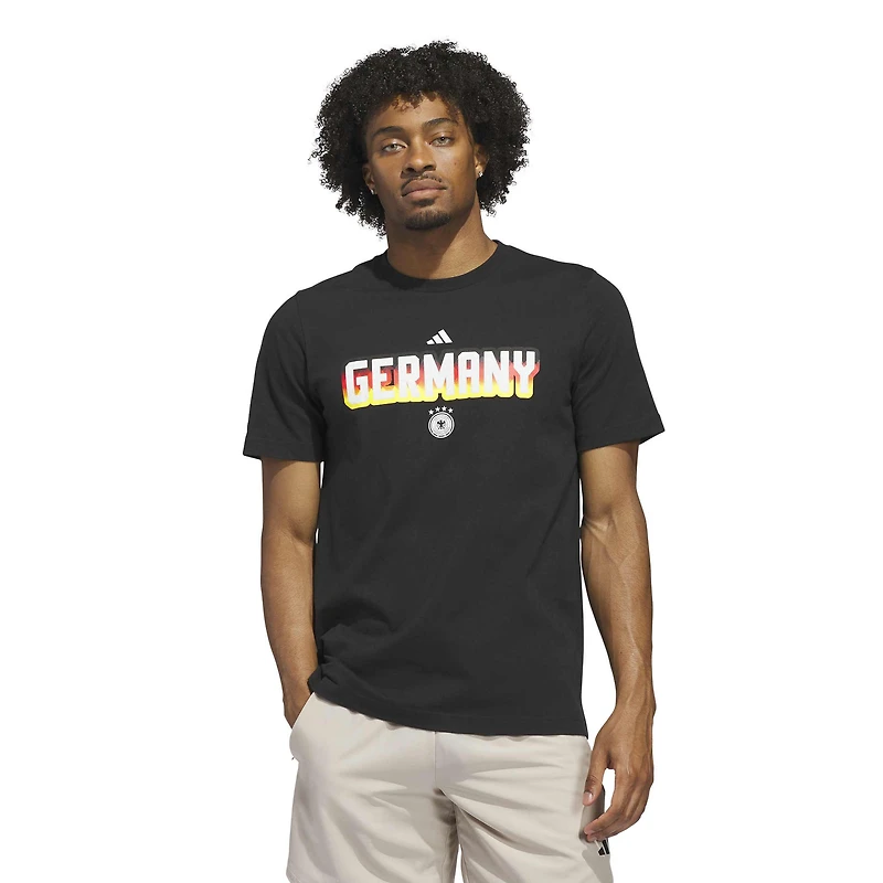Men's adidas Black Germany National Team Jersey Hook T-Shirt