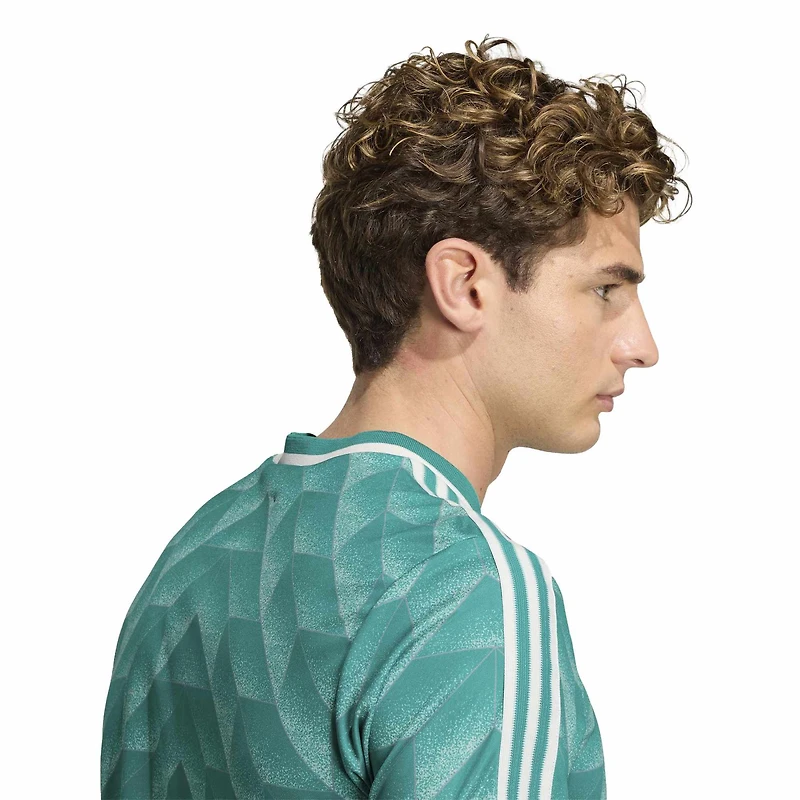 Maillot rétro extérieur vert adidas de l'équipe nationale d'Allemagne 1990 pour homme