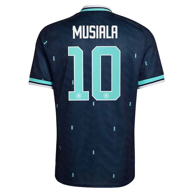 Maillot réplique extérieur adidas Jamal Musiala bleu marine de l'équipe nationale allemande 2026 pour homme