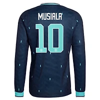 Men's adidas Jamal Musiala White Germany National Team 2026 Home Replica Long Sleeve Jersey