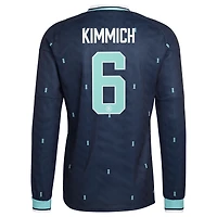 Men's adidas Joshua Kimmich Navy Germany National Team 2026 Away Replica Long Sleeve Jersey