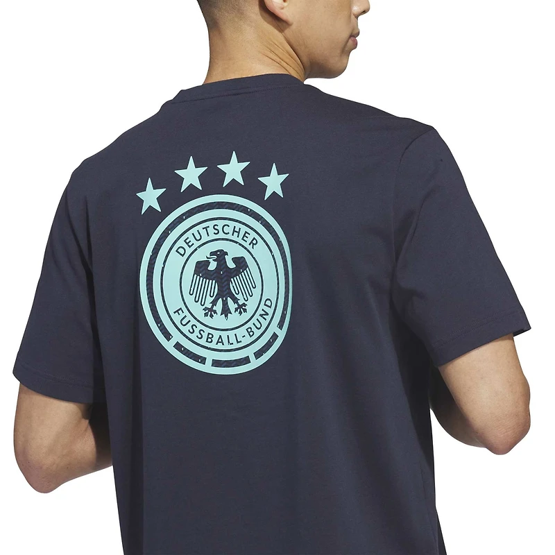 Maillot extérieur adidas bleu marine de l'équipe nationale d'Allemagne 2026 pour homme