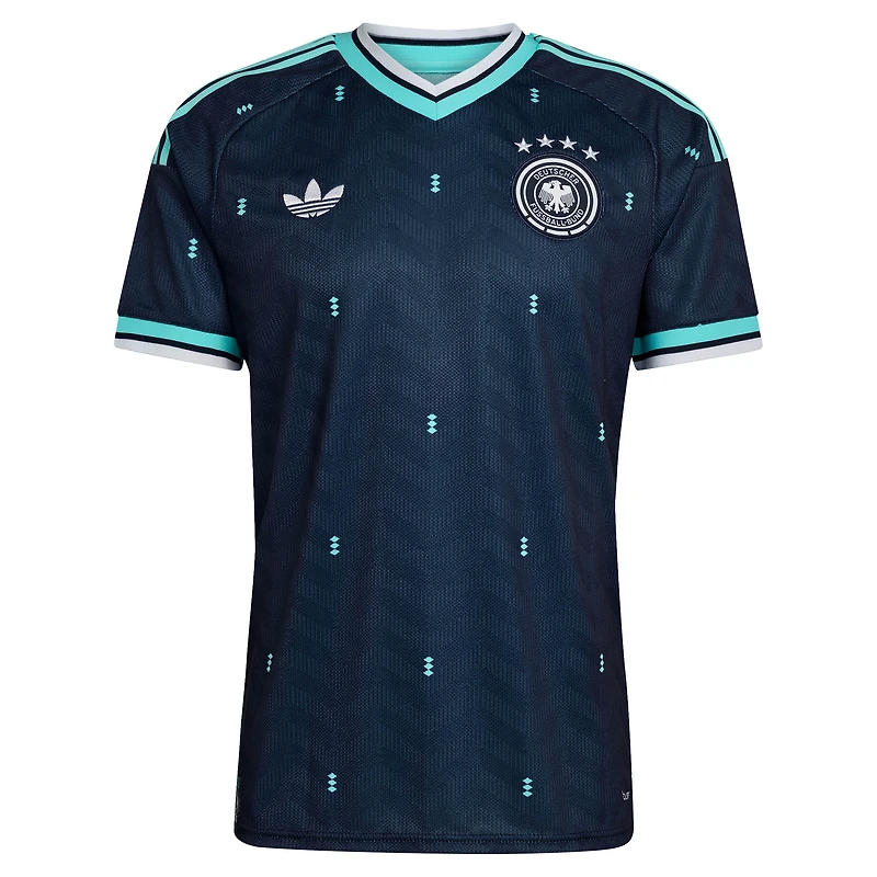 Maillot réplique extérieur adidas bleu marine de l'équipe nationale d'Allemagne 2026 pour homme