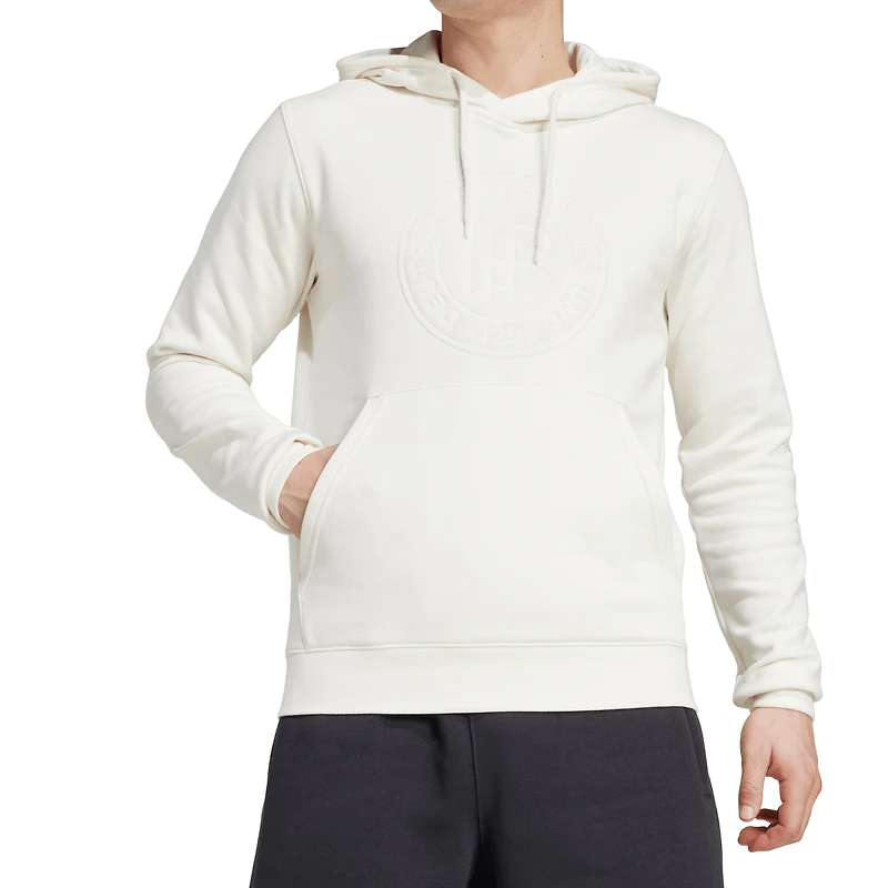Sweat à capuche blanc adidas Originals pour homme, 125e anniversaire de l'équipe nationale allemande Culturewear