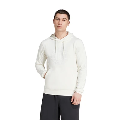 Sweat à capuche blanc adidas Originals pour homme, 125e anniversaire de l'équipe nationale allemande Culturewear
