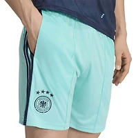 Short réplique extérieur adidas turquoise pour homme, équipe nationale d'Allemagne 2026