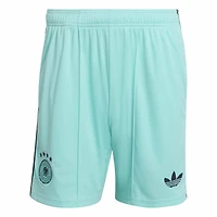 Short réplique extérieur adidas turquoise pour homme, équipe nationale d'Allemagne 2026