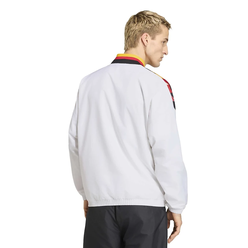 Men's adidas White Germany National Team 1994 Bringback Full-Zip Track Jacket