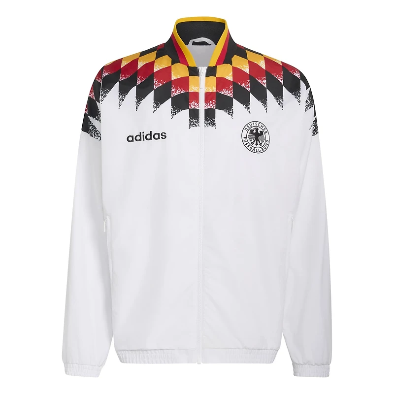 Men's adidas White Germany National Team 1994 Bringback Full-Zip Track Jacket