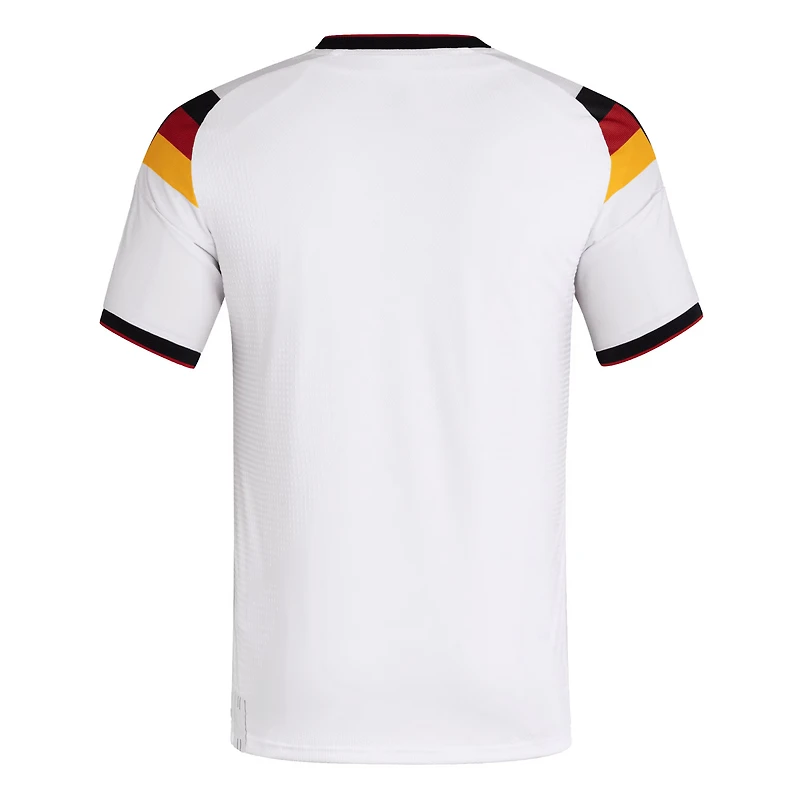 Maillot domicile authentique adidas blanc de l'équipe nationale d'Allemagne pour la Coupe du Monde FIFA 2026