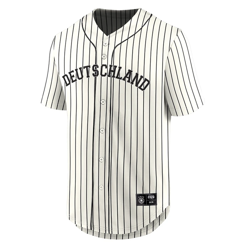 Men's Fanatics Cream Germany National Team Oversized Baseball Jersey