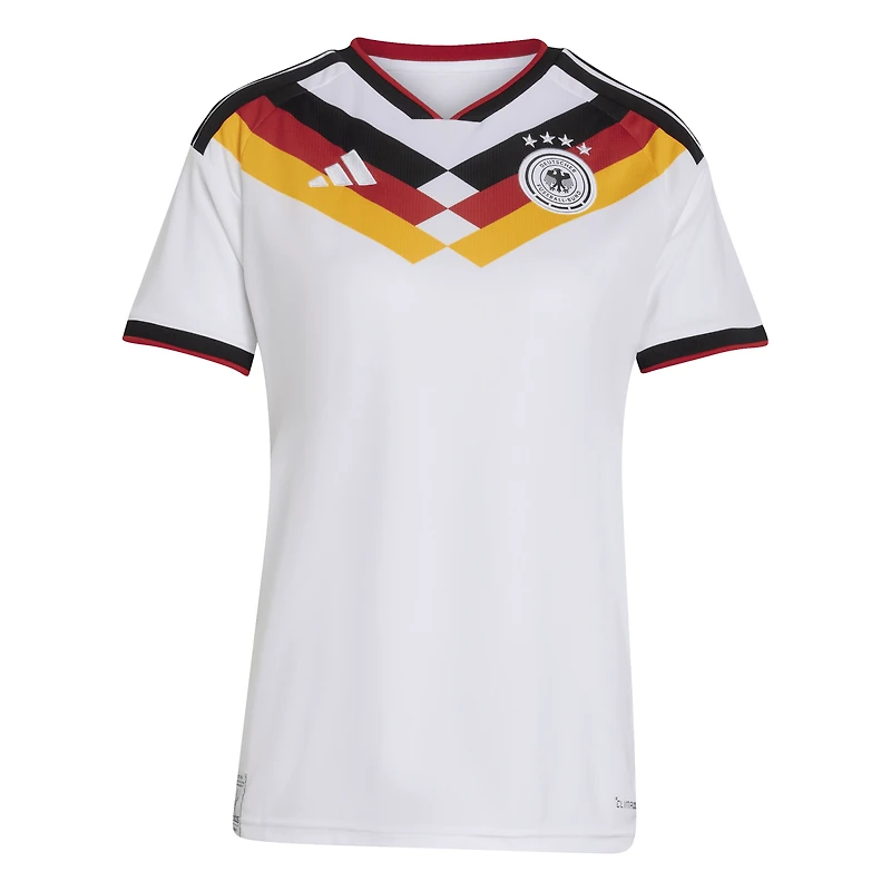 Maillot domicile réplique blanc adidas de l'équipe nationale d'Allemagne pour la Coupe du Monde FIFA 2026 (femme)