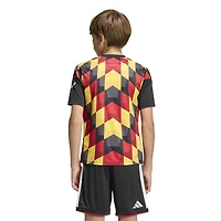 Maillot d'avant-match adidas Turquoise pour jeunes de l'équipe nationale d'Allemagne 2026