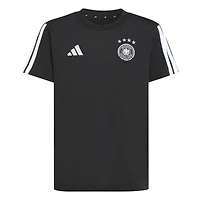T-shirt adidas Alphaskin noir pour jeunes de l'équipe nationale d'Allemagne