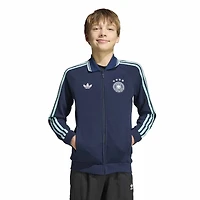 Youth adidas White Germany National Team 2026 Full-Zip Game Day Anthem Jacket