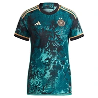 Maillot femme adidas bleu sarcelle 2023 extérieur équipe nationale féminine Authentic