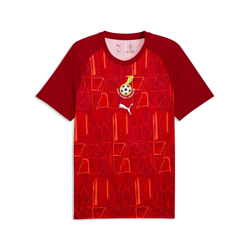 Maillot d'avant-match Puma Crimson Ghana National Team 2026 (hommes)