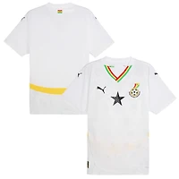 Men's Puma  White Ghana National Team 2025 Home Replica Jersey