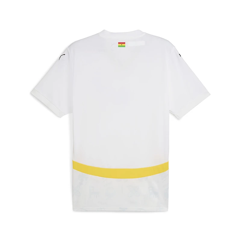 Maillot réplique Puma blanc pour homme de l'équipe nationale du Ghana 2025 à domicile