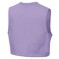 Girls Youth Nike Violet Golden State Valkyries 2026 Authentic Practice Sleeveless Cropped T-Shirt