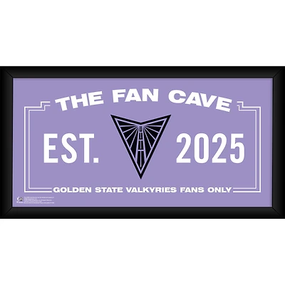 Golden State Valkyries Framed 10" x 20" Fan Cave Collage