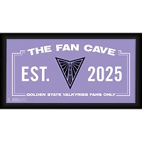 Golden State Valkyries Framed 10" x 20" Fan Cave Collage