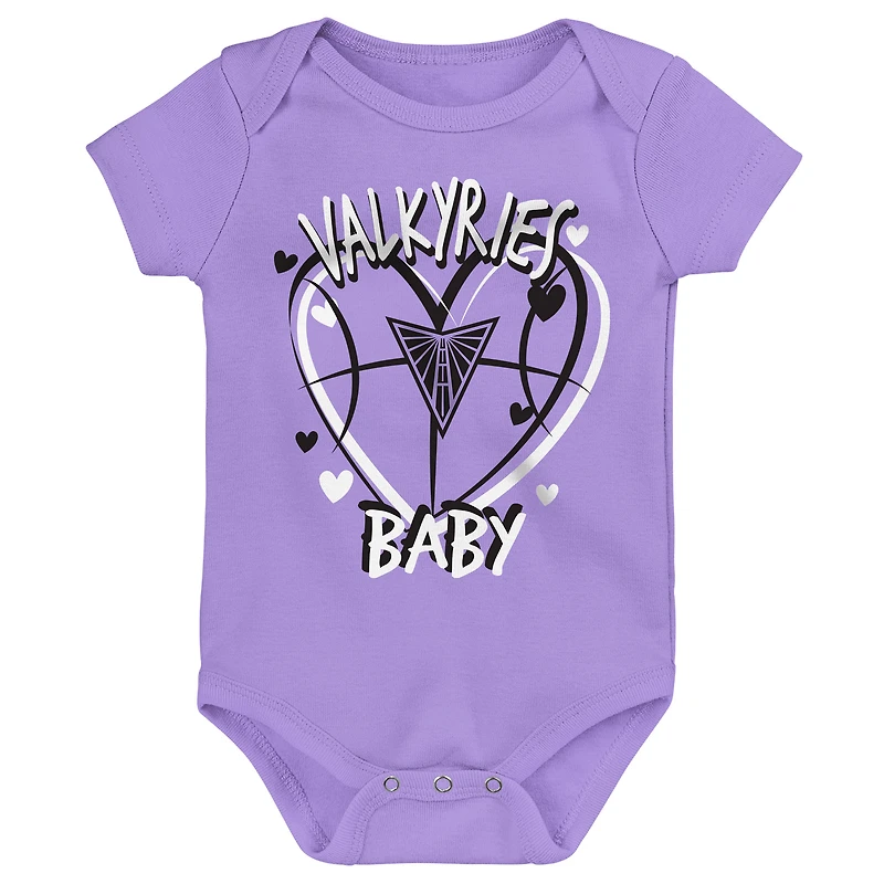 Ensemble de 3 pièces pour bébé Outerstuff Golden State Valkyries Slide Home