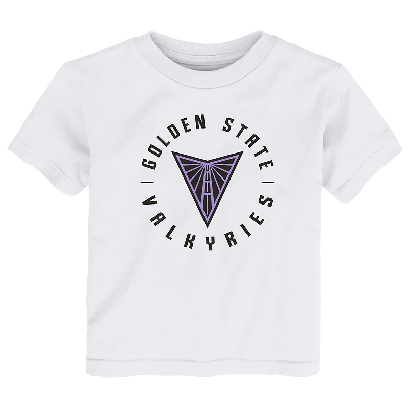 T-shirt blanc pour bébé avec logo Golden State Valkyries Circle