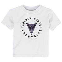 T-shirt blanc pour bébé avec logo Golden State Valkyries Circle