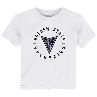 T-shirt blanc pour bébé avec logo Golden State Valkyries Circle