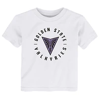 T-shirt blanc pour bébé avec logo Golden State Valkyries Circle