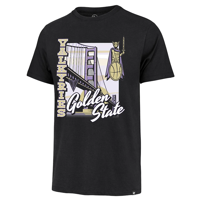 T-shirt noir « 47 » pour homme, Golden State Valkyries, ville natale de Franklin