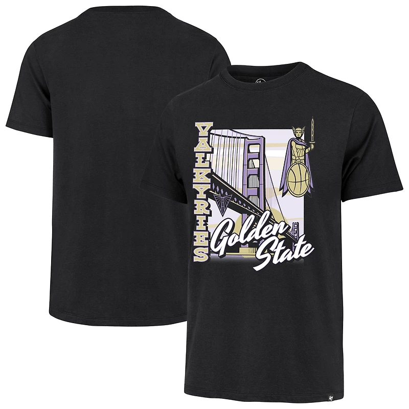 T-shirt noir « 47 » pour homme, Golden State Valkyries, ville natale de Franklin